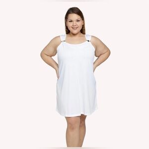 New PortoCruz white sleeveless summer dress women’s 2X 20 22